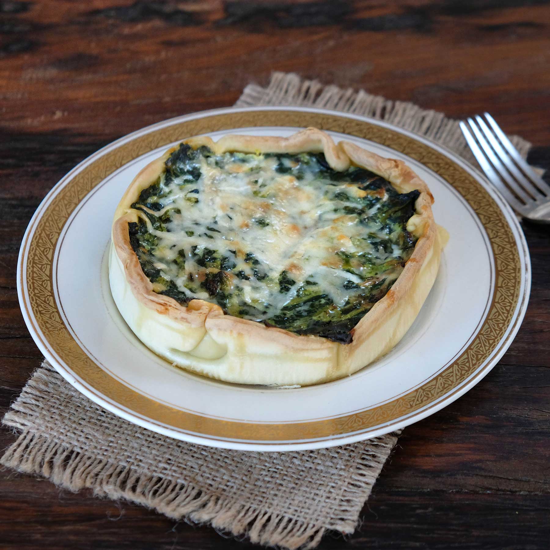 Tarta de espinacas