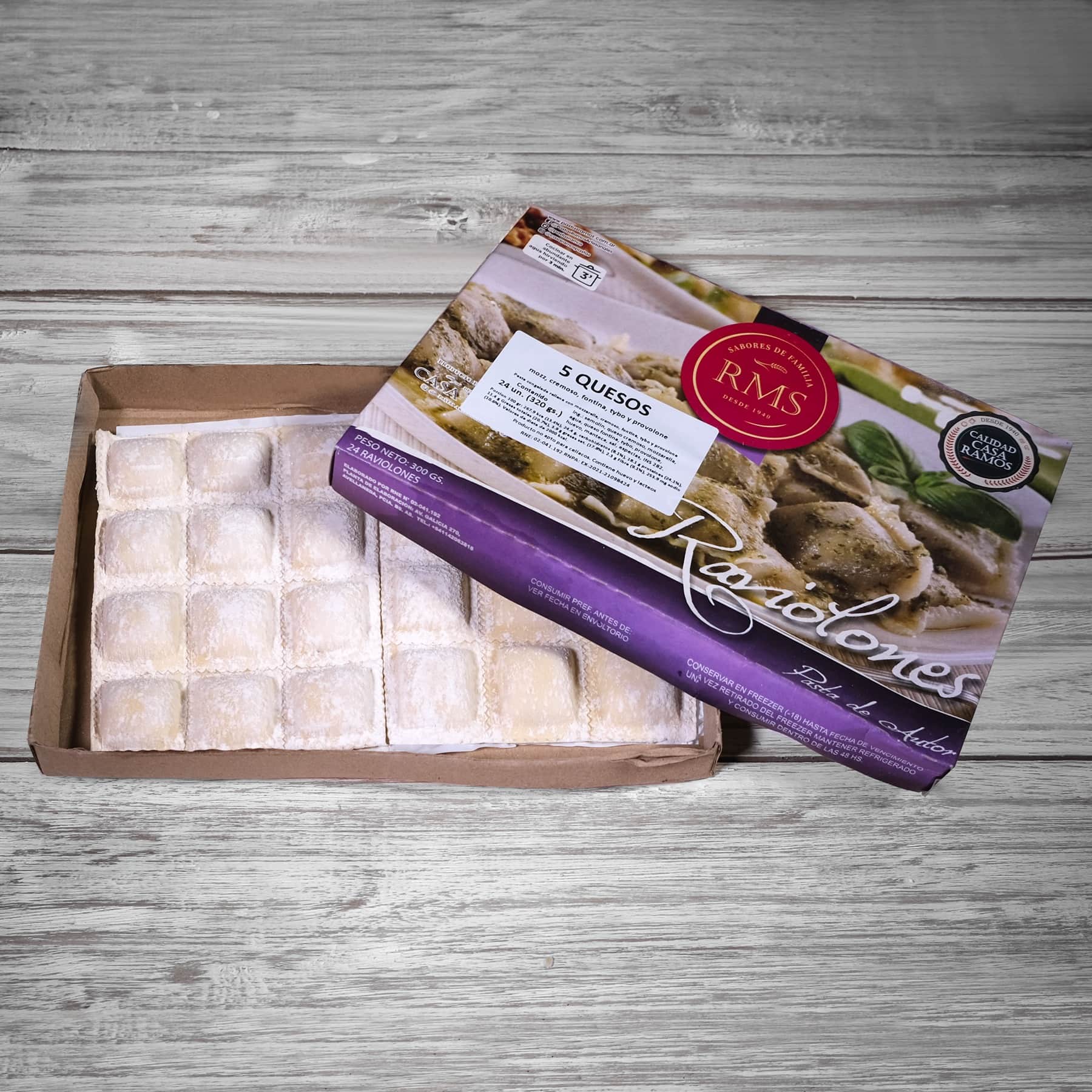 Raviolones 5 Quesos